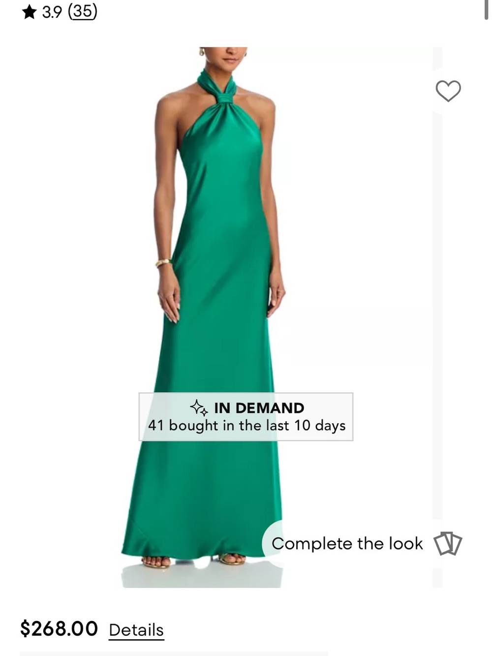 Aqua Teal Halter Satin Maxi Dress